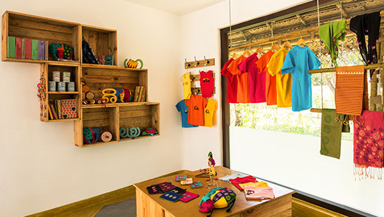 Viakerala Design Shop inside Xandari resort Marari